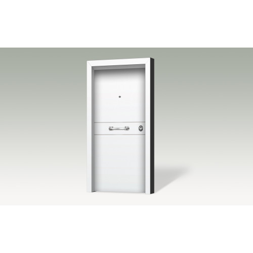 Θωρακισμένη πόρτα με επένδυση αλουμινίου BO 305