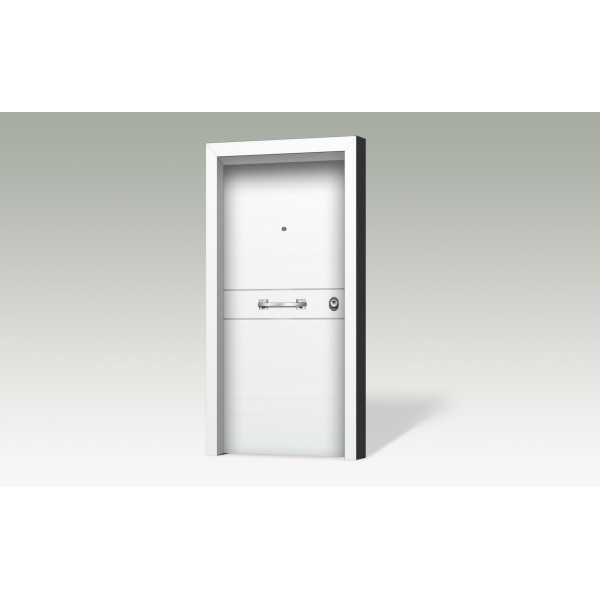 Θωρακισμένη πόρτα με επένδυση αλουμινίου BO 305