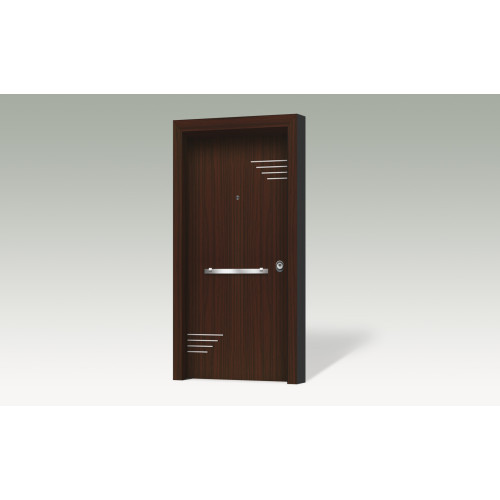 Θωρακισμένη πόρτα με επένδυση αλουμινίου BO 318