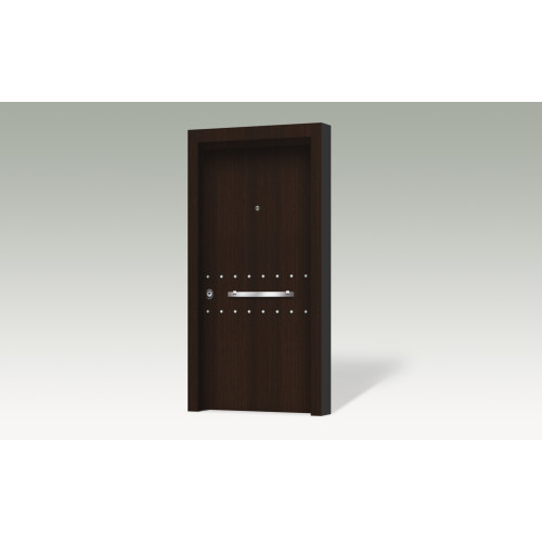 Θωρακισμένη πόρτα με επένδυση αλουμινίου A221