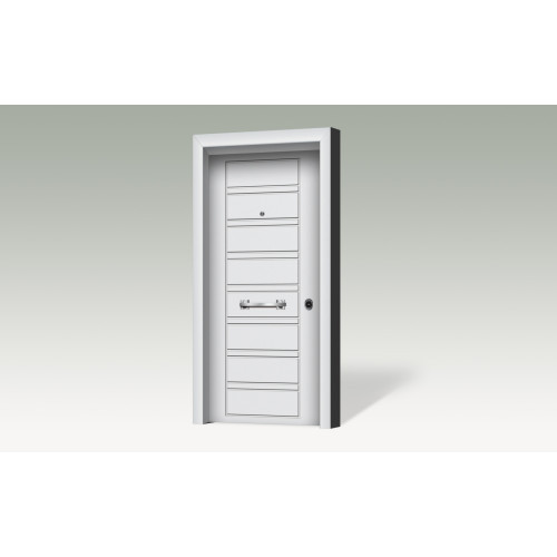 Θωρακισμένη πόρτα με επένδυση αλουμινίου A101