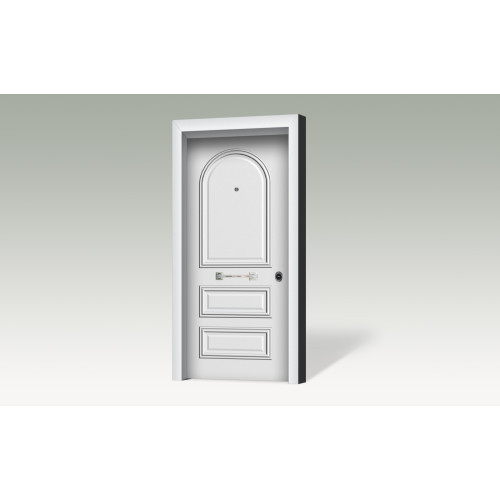 Θωρακισμένη πόρτα με επένδυση αλουμινίου A2