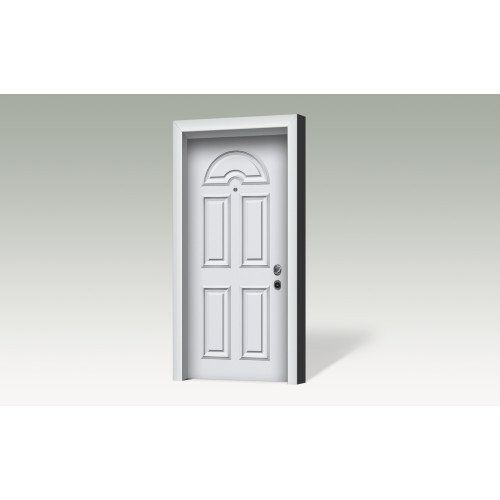 Θωρακισμένη πόρτα με επένδυση αλουμινίου A4