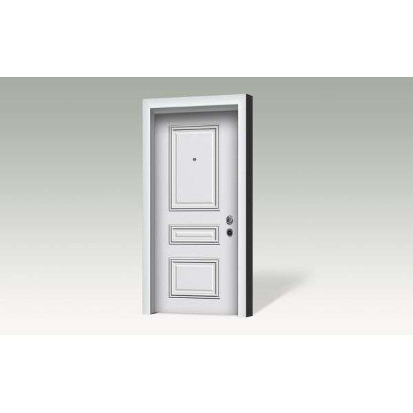 Θωρακισμένη πόρτα με επένδυση αλουμινίου A50