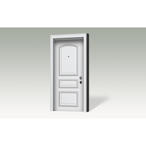 Θωρακισμένη πόρτα με επένδυση αλουμινίου A71