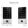 ACCESS CONTROL A2-W ,WiFi, Fingerprint