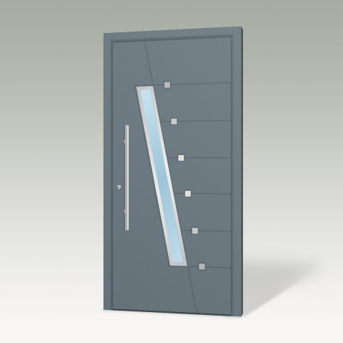 Aluminum safety door 1661
