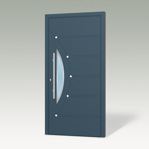 Aluminum safety door 1671