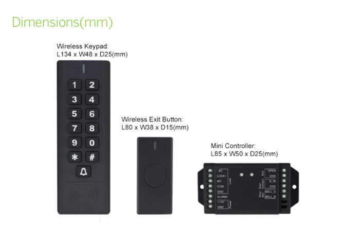 ACCESS CONTROL A3-WIRELESS, ΑΣΥΡΜΑΤΟ Πλακέτες-Ηλεκτρικά koukoulogiannisdoors.gr